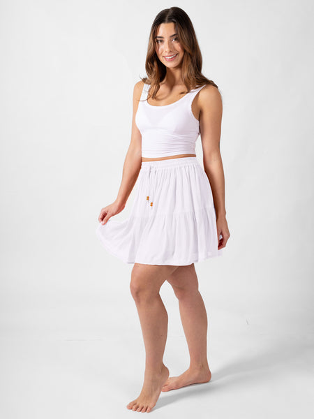 Koy Resort Mini Bandeau Dress in White – Sandpipers