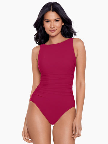 Rock Solid Regatta One Piece in Grenadine