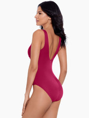 Rock Solid Regatta One Piece in Grenadine, view 3, click to see full size