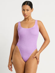 Madison One Piece in Lilac Shimmer, view 1, click to see full size