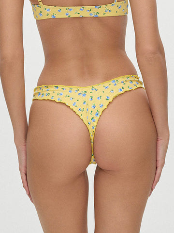 Frankies Bikinis Dalton Bottom in Sky Blossom