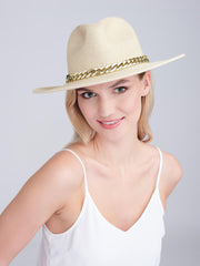 Pia Rossini Khari Hat In Natural, view 1, click to see full size