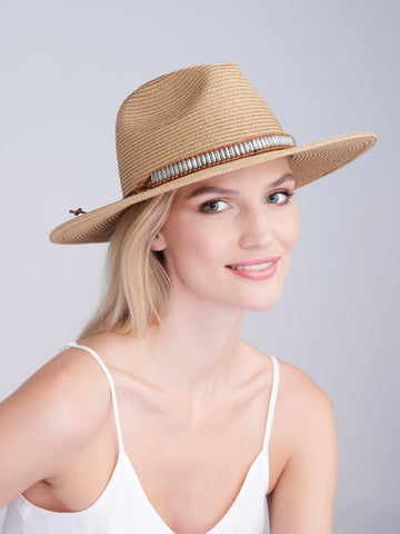 Pia Rossini Lexis Hat in Tan