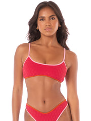 Maaji Lane Top in Apple Red, view 1, click to see full size