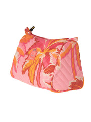 Lucy Large Pocket Bag in Pink Palms, view 1, click to see full size