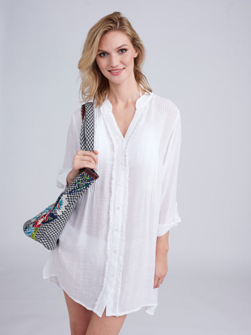 Reeva Beach Shirt In White