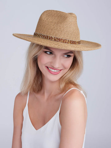 Pia Rossini Topaz Hat in tan