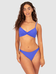 Baku Rococco Twist Bralette in Electric, view 3, click to see full size