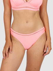 Baku Rococco Ladder Lace Regular Bottoms in Coral Sea, view 1, click to see full size