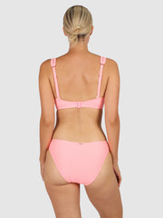 Baku Rococco D/DD Longline Bra in Coral Sea, view 2, click to see full size