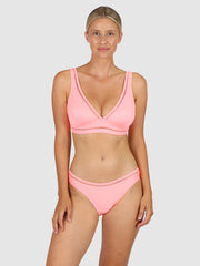 Baku Rococco Ladder Lace Regular Bottoms in Coral Sea, view 3, click to see full size