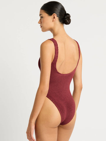 Bond-eye Madison One Piece in Carmine Recycled