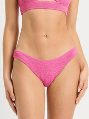 Bond-eye Sign Brief in Wildberry Lurex, view 1, click to see full size