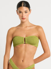 Bond-eye Shimmer Blake Bandeau in Herbal Shimmer, view 1, click to see full size