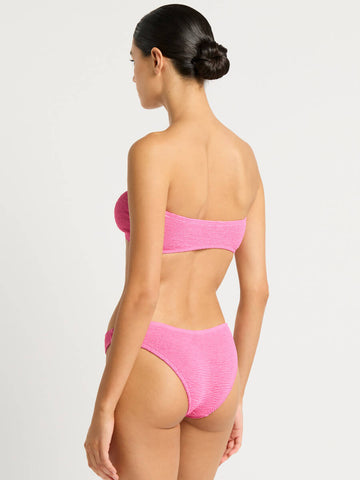 Bond-eye Blake Bandeau in Candy Pink Recycled