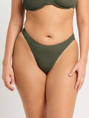 Christy Brief In Khaki, view 1, click to see full size