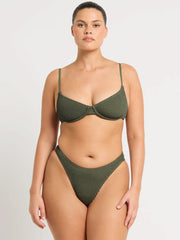 Christy Brief In Khaki, view 4, click to see full size