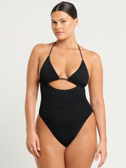 Bond-eye Fowler  One Piece in Black Tiger, view 4, click to see full size