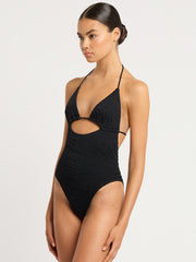 Bond-eye Fowler  One Piece in Black Tiger, view 3, click to see full size