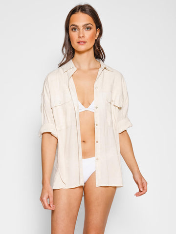 Koy Resort Capri Beach To Street Shirt in Raw