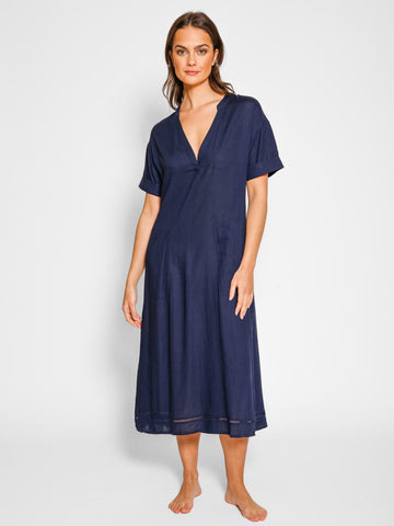 Koy Resort Capri Travel Dress In Navy