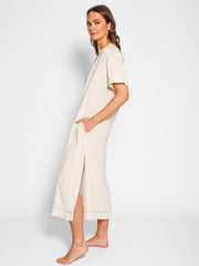 Koy Resort Capri Travel Dress in Raw, view 3, click to see full size