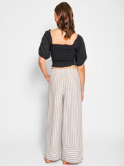 Casablanca Pant in Casablanca Stripe, view 2, click to see full size