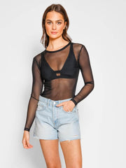 Koy Resort Escape Savannah Top In Black, view 1, click to see full size