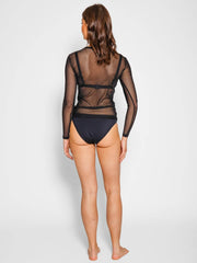 Koy Resort Escape Savannah Top In Black, view 2, click to see full size