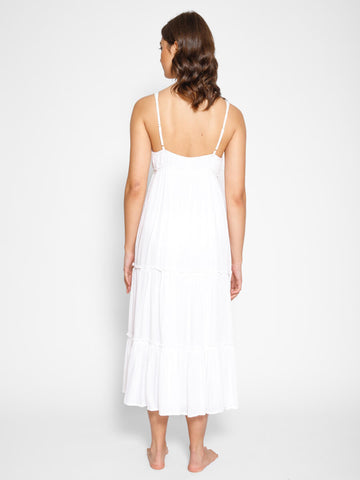 Koy Resort Miami Midi Dress in White