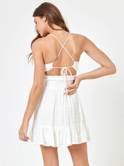 L*Space Bonita Dress in Cream, view 2, click to see full size