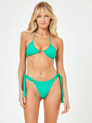 L*Space Brielle Top In Jade, view 5, click to see full size