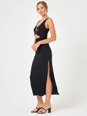 L*Space Camille Dress in Black, view 2, click to see full size