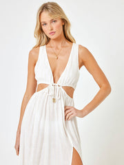 L*Space Donna Cover-Up in Cream, view 4, click to see full size