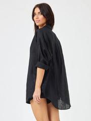 L*Space Rio Tunic in Black, view 2, click to see full size