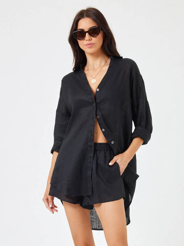 L*Space Rio Tunic in Black