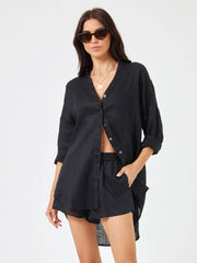 L*Space Rio Tunic in Black, view 1, click to see full size