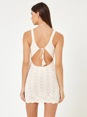 Saffron Cover Up Dress in Tapioca, view 2, click to see full size