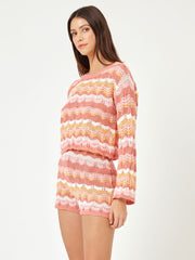 Sun Ray Short in Bahama Bound Stripe, view 4, click to see full size