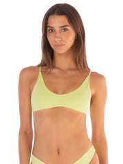 Blush Bralette in Lemonade Green, view 1, click to see full size