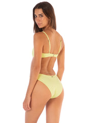 Blush Bralette in Lemonade Green, view 2, click to see full size