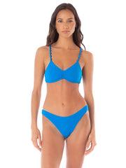 Bondi Bralette in Ocean Blue, view 3, click to see full size