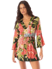 Maaji Enjoyable Kaftan in Neo Hawaiian, view 3, click to see full size