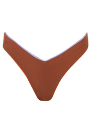 Maaji Resplendent Cheeky Bottom in Satin Umber, view 3, click to see full size