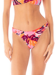 Sublimity Classic Bottom in Coral Leafy, view 1, click to see full size