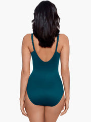 Miraclesuit Razzle Dazzle Siren One Piece in Nova Green, view 2, click to see full size