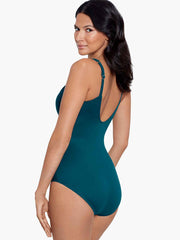 Miraclesuit Razzle Dazzle Siren One Piece in Nova Green, view 4, click to see full size