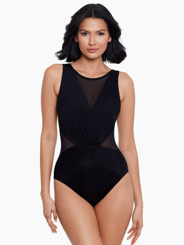 Tamarin Tank Style D/DD Cup One Piece - Seppia