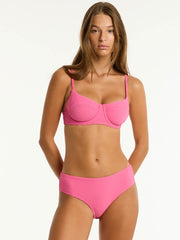 Sea Level Spinnaker Balconette Bra in Candy, view 4, click to see full size