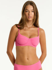 Sea Level Spinnaker Balconette Bra in Candy, view 1, click to see full size